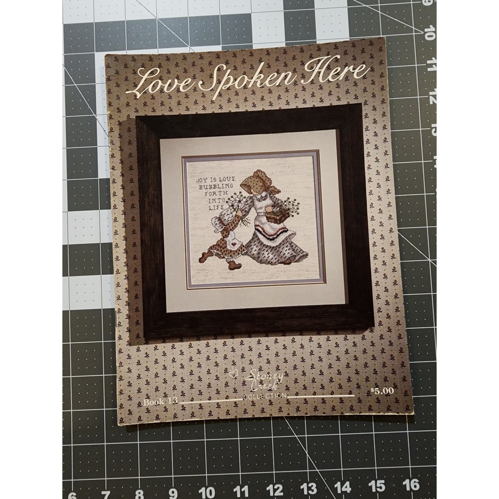 Vintage Cross Stitch Booklet Patterns‎ Love Spoken Here Stoney Creek